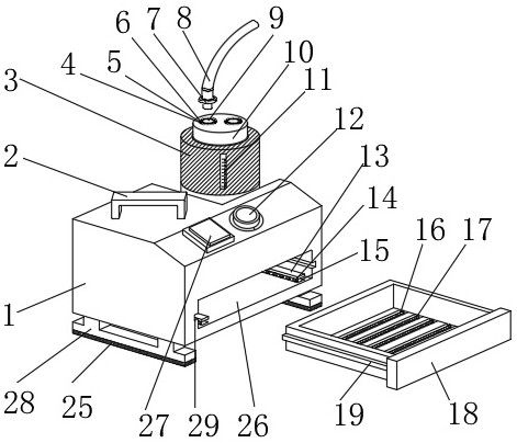 Portable medical sputum aspirator and using method thereof