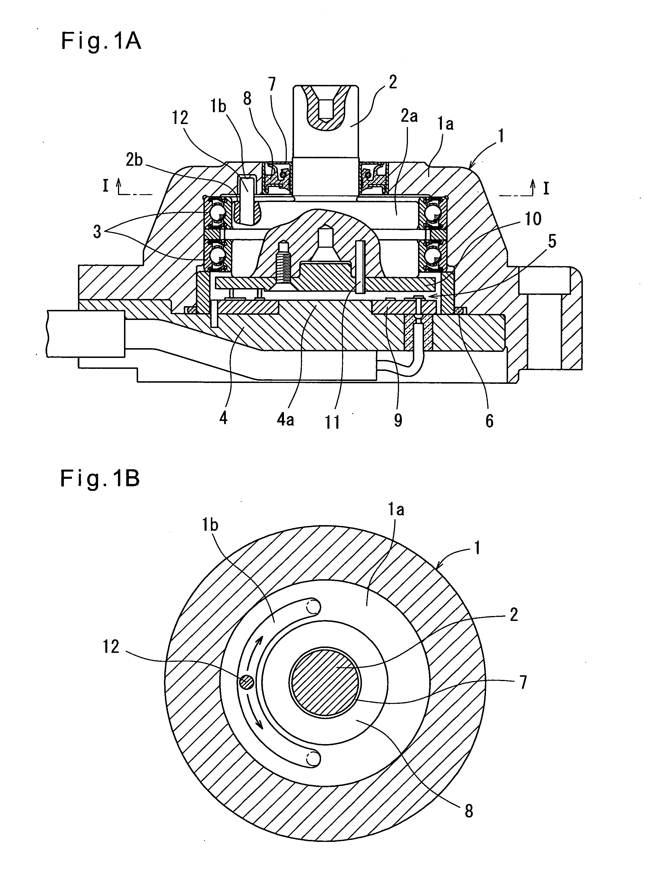 Rotational angle detecting sensor