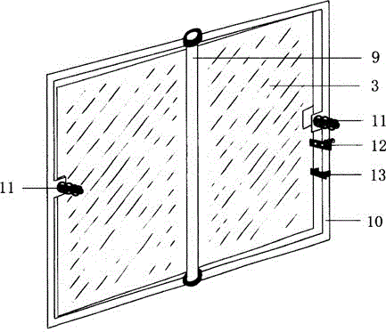 Reflection focusing solar energy photovoltaic power generation device