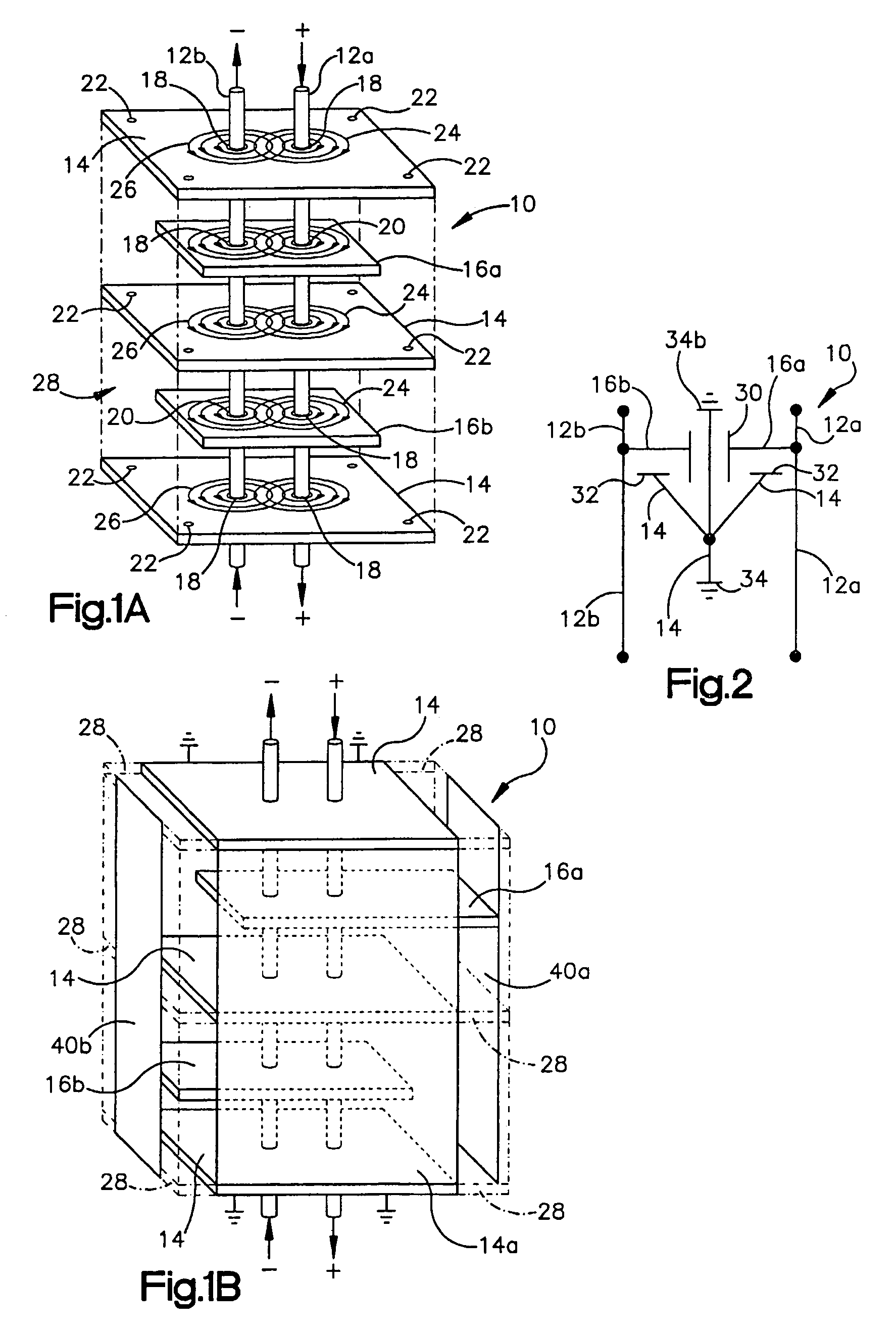 Universal energy conditioning interposer with circuit architecture