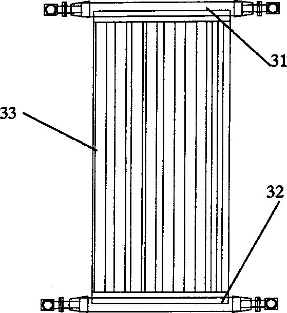 Split type film biological reactor and water treatment method