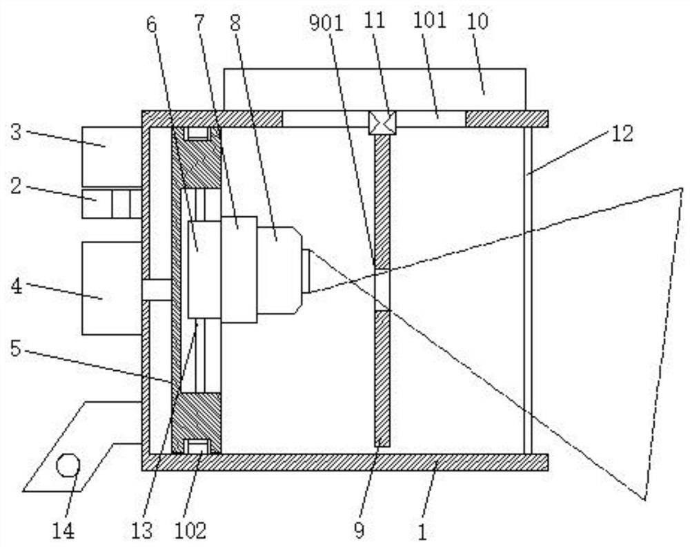 A device for measuring radiation magnification in orthopedics