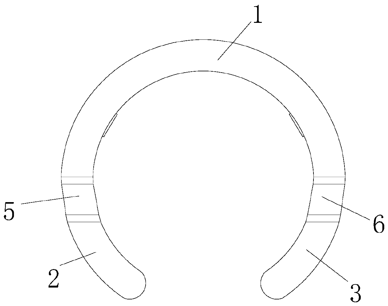 Compact type cervical vertebra massager