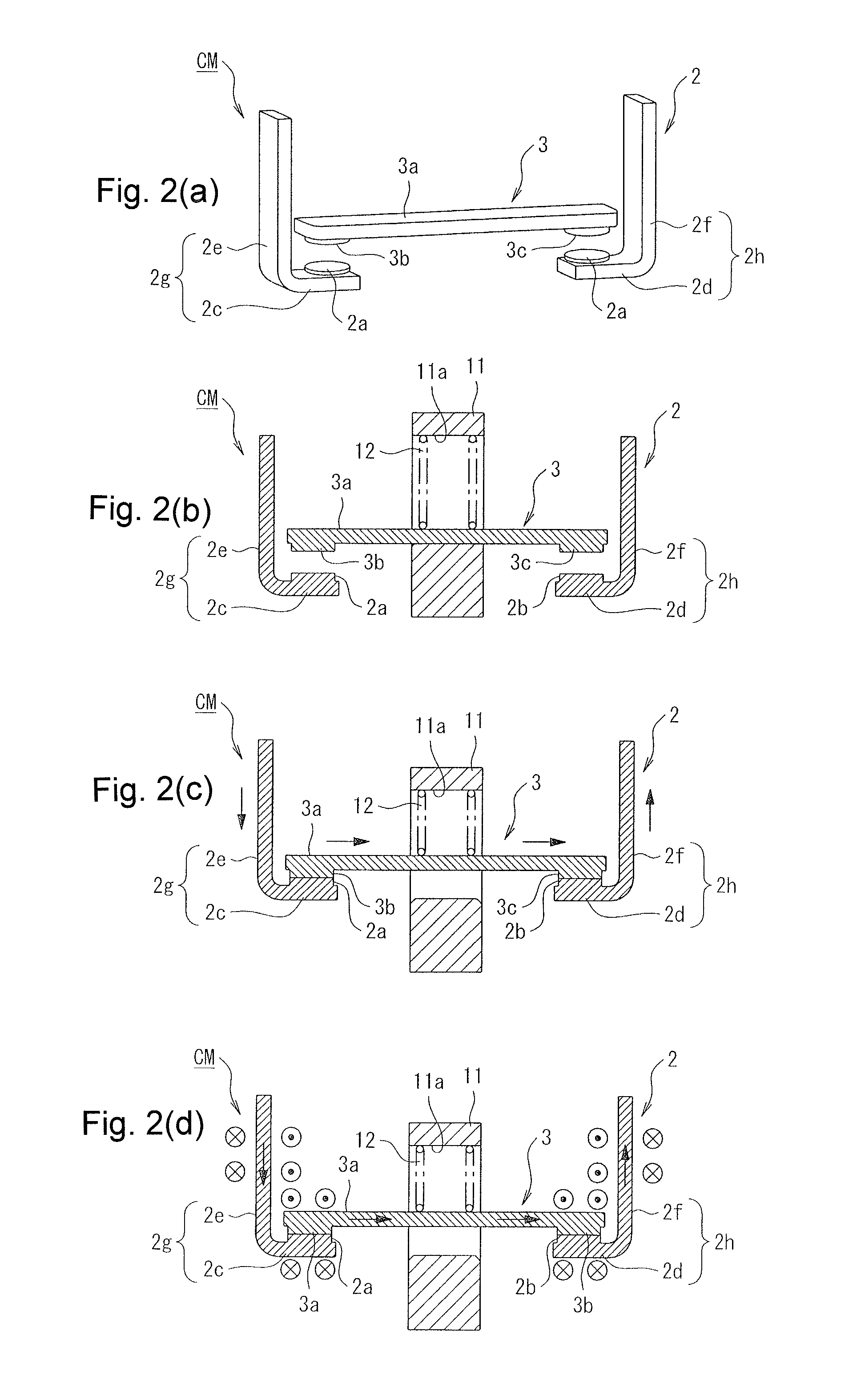 Contact mechanism and electromagnetic contactor using same