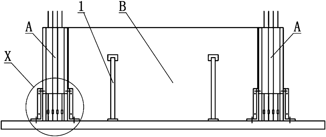 Prefabricated partition wall construction method