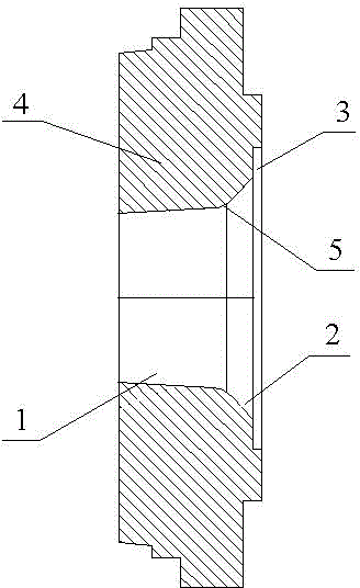 End cover box for horizontal centrifugal casting of roll