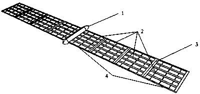 Aerodynamic layout of flapping-wing matrix aircraft