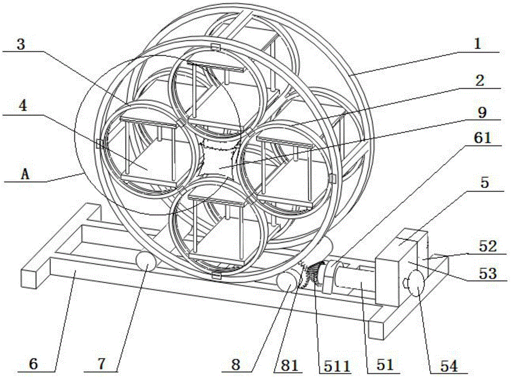 Rotary type air parking device