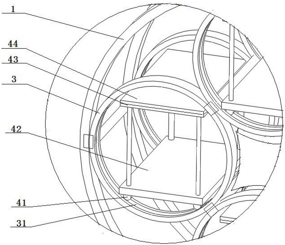 Rotary type air parking device