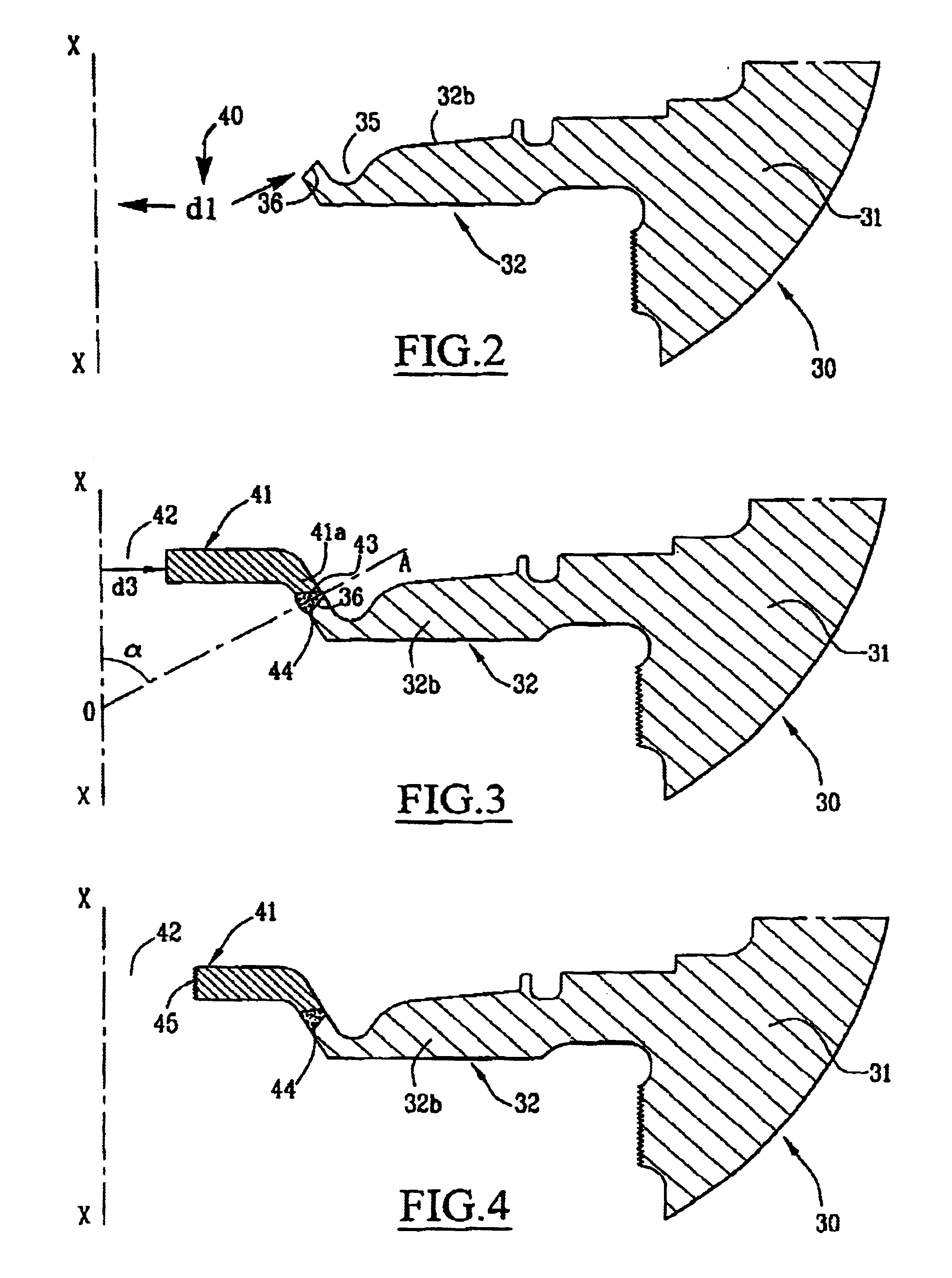 Method of repairing a labyrinth seal of a diffuser in a primary pump of a nuclear power station