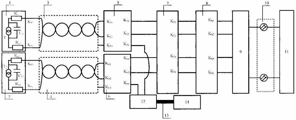 A remote temperature measuring device