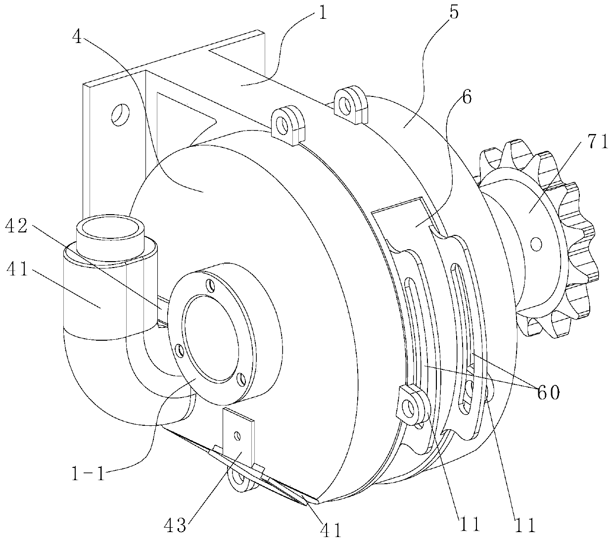 Selectable-seeding-rate double-row side-charging precision rice dibbling feed