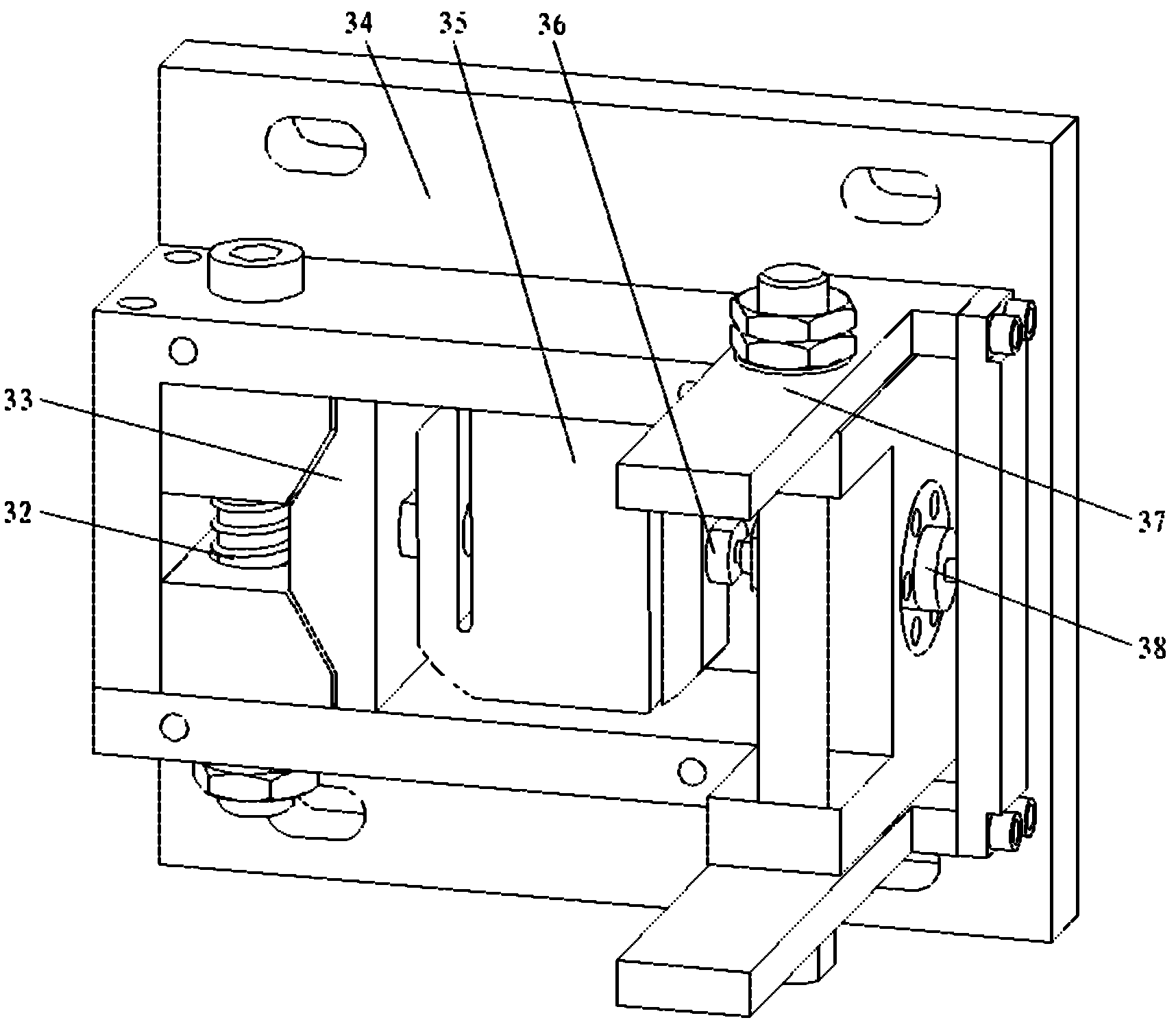 Dynamic loading device for high-speed motorized spindle