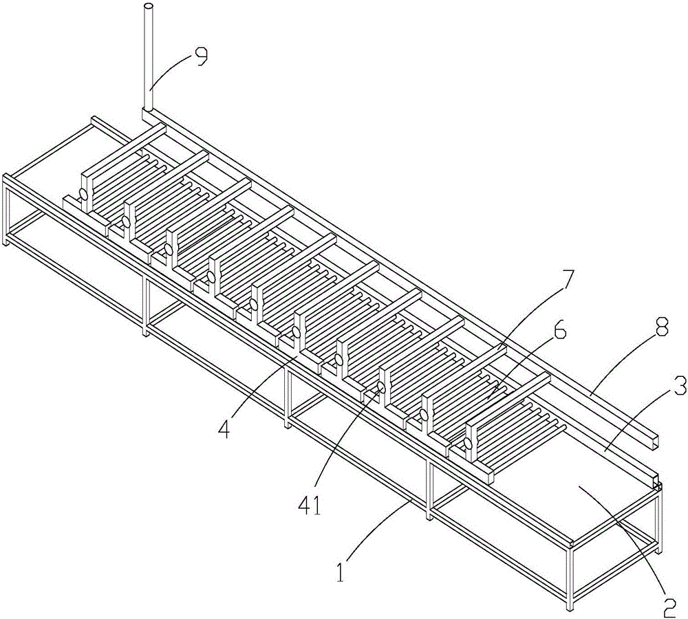 Heating segmented temperature control tunnel type drying channel of burner