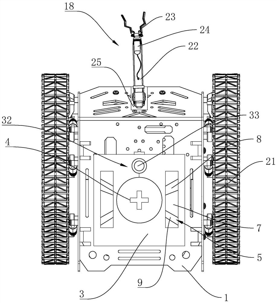 Multifunctional unmanned aerial vehicle intelligent mobile platform for underground pipe gallery