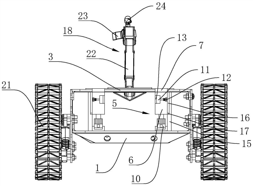 Multifunctional unmanned aerial vehicle intelligent mobile platform for underground pipe gallery