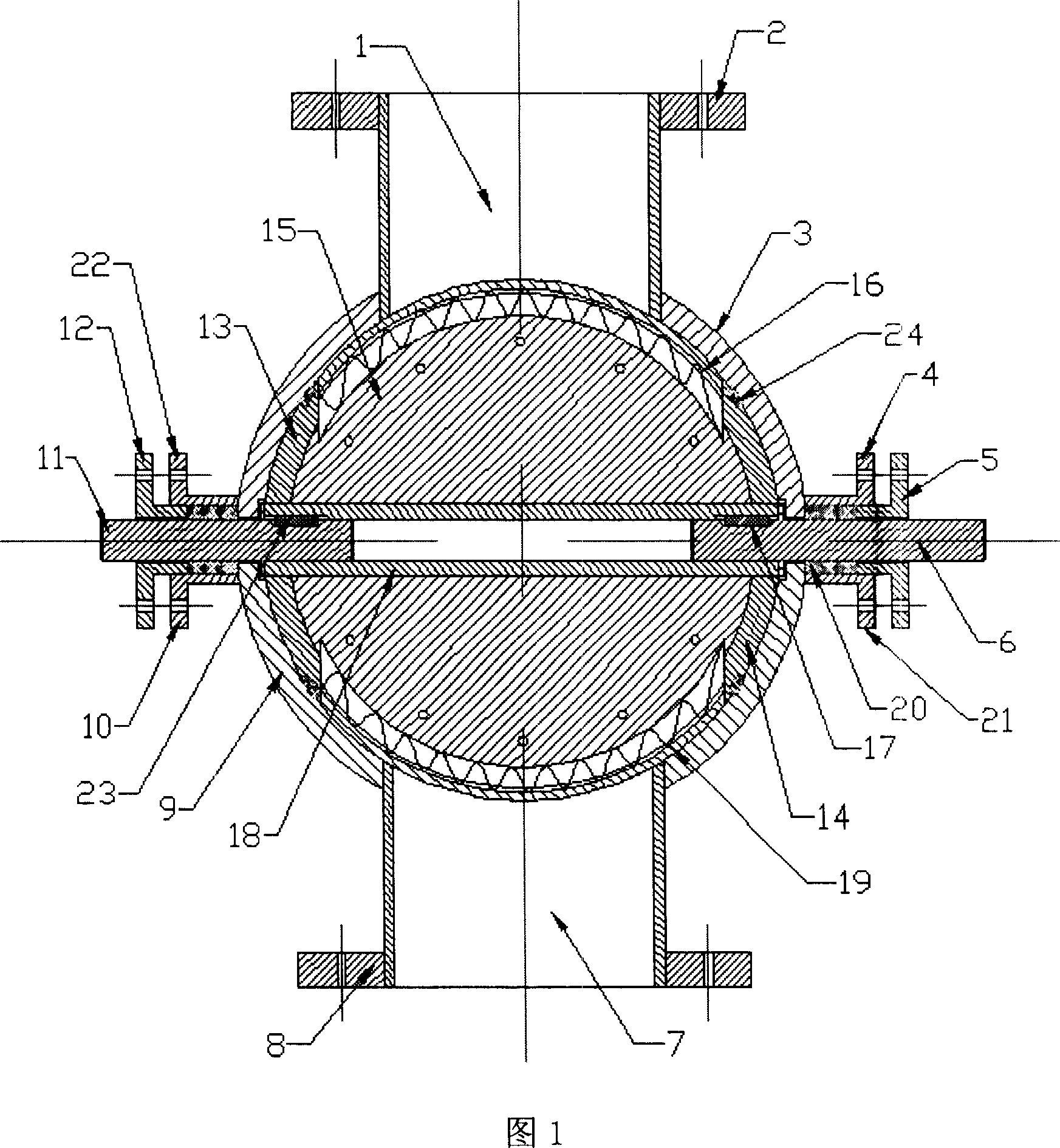 Spherical high temperature and high pressure continuous feeding airlock system