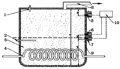 Photoelectric detection method for remaining ammonia amount of solid ammonia storage system