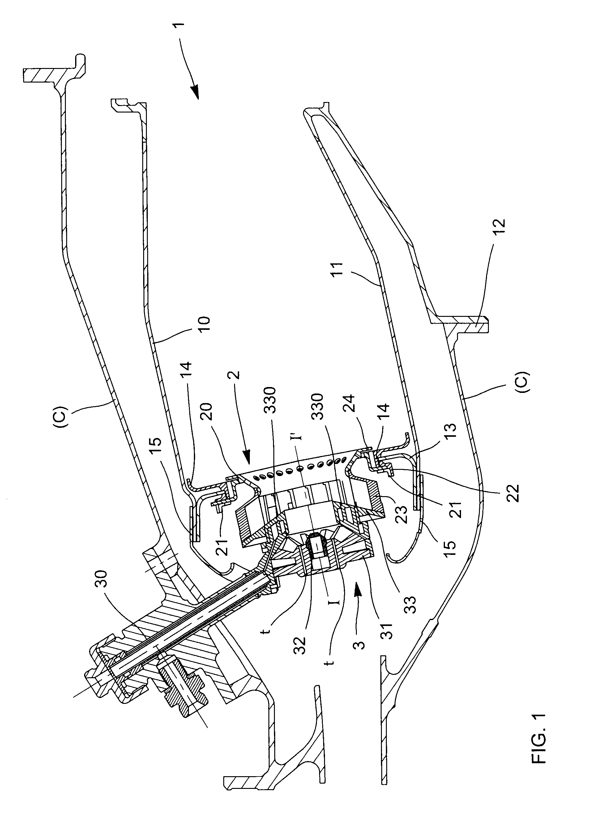 Multipoint injector for turbomachine