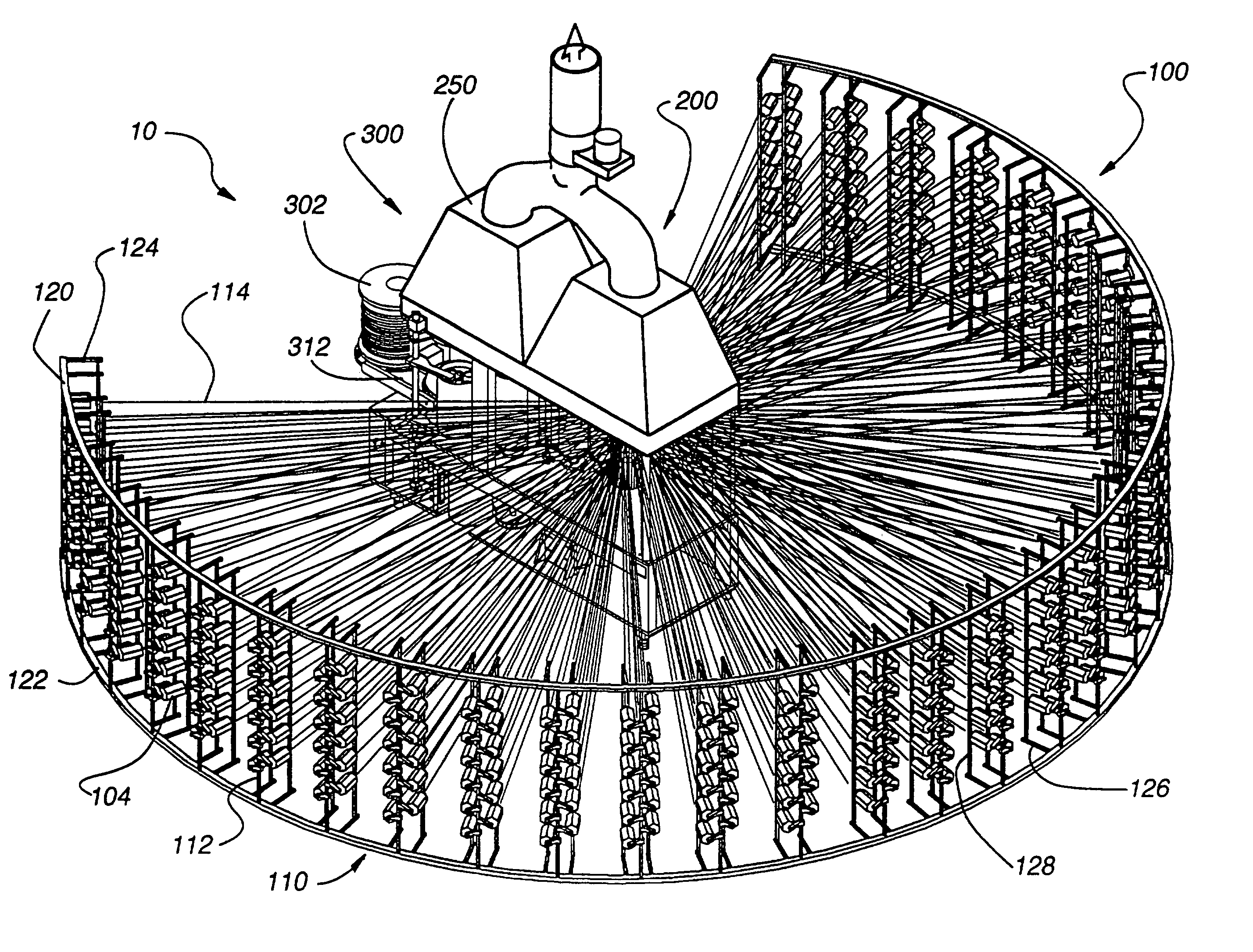 Beam winding apparatus