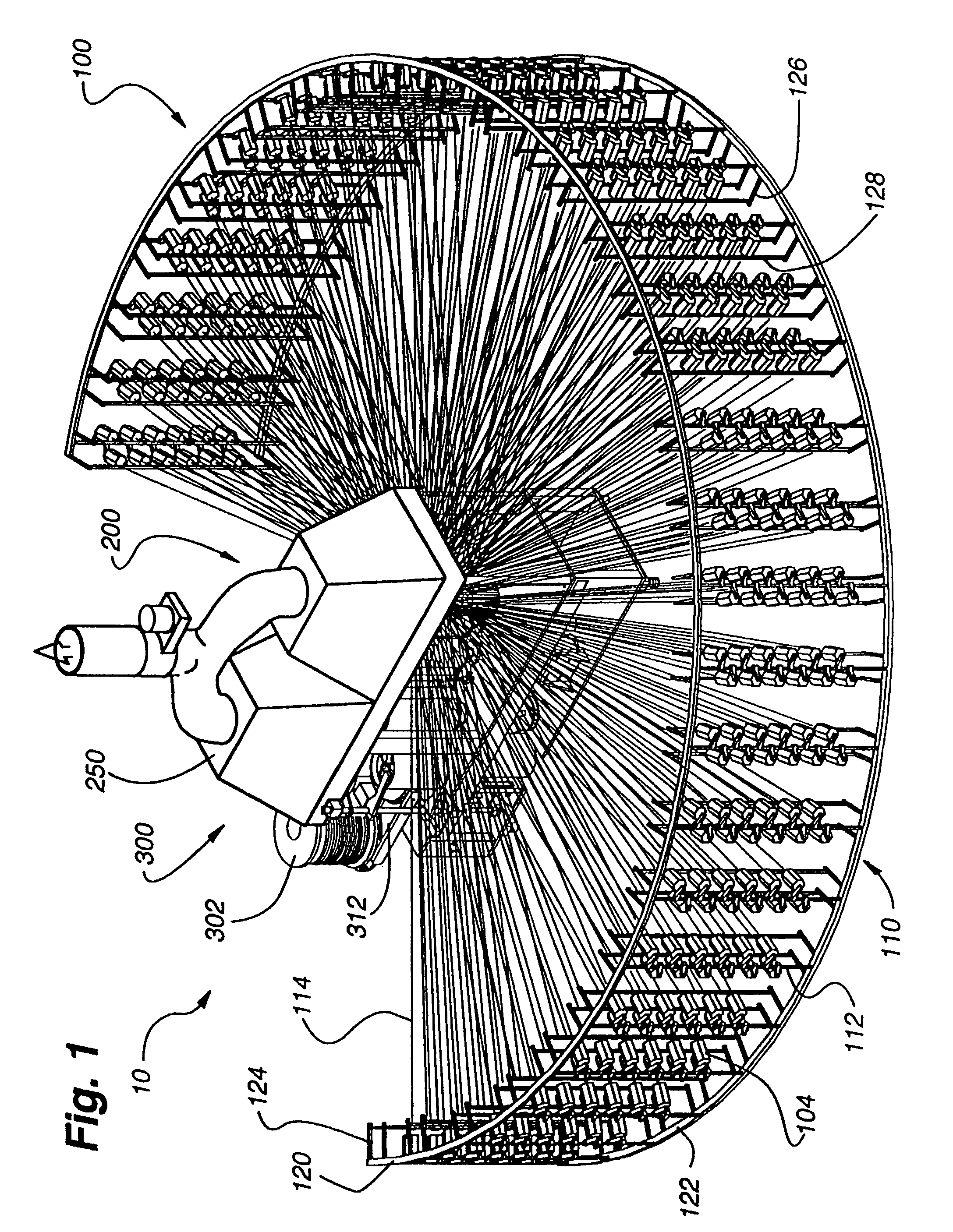 Beam winding apparatus