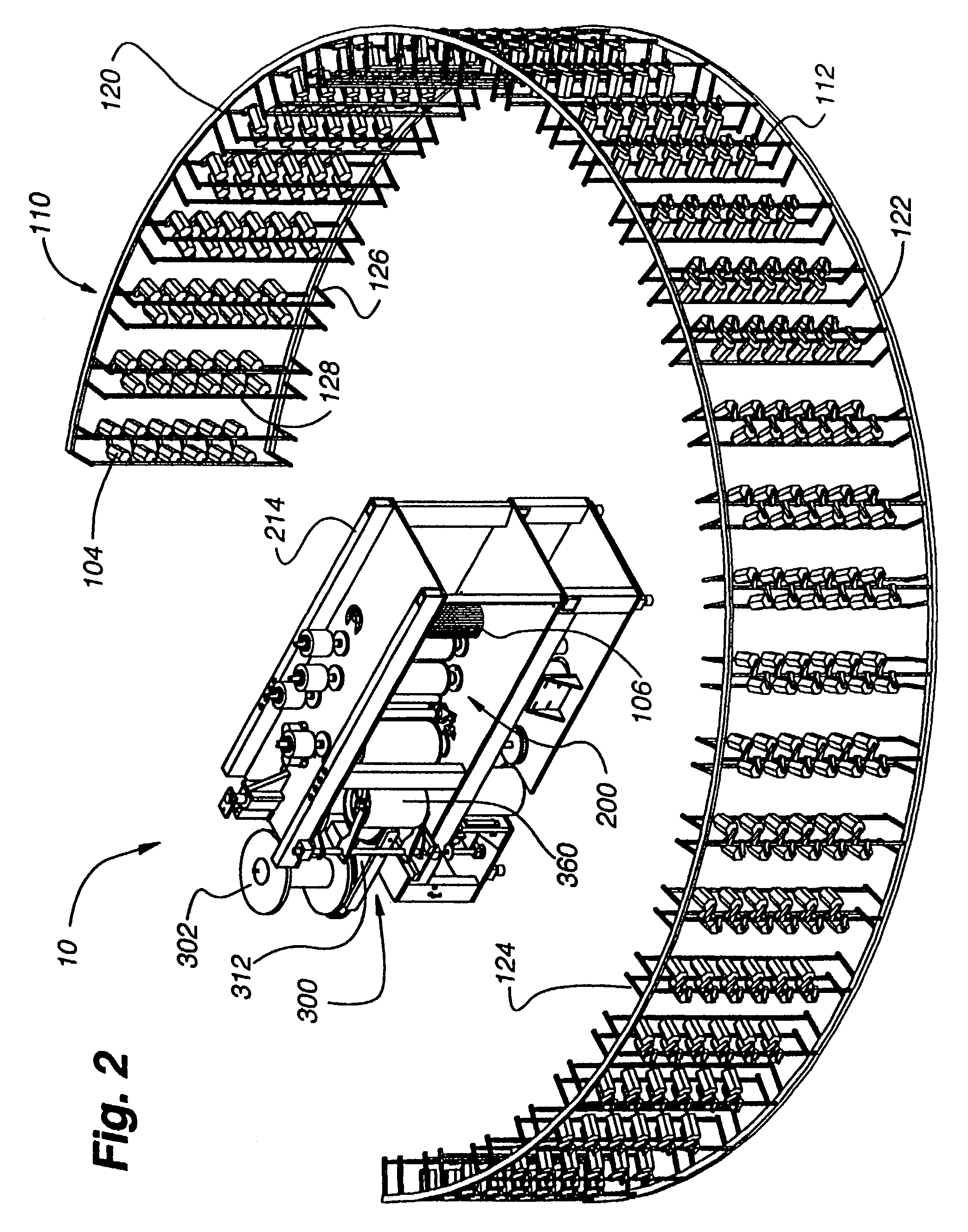 Beam winding apparatus