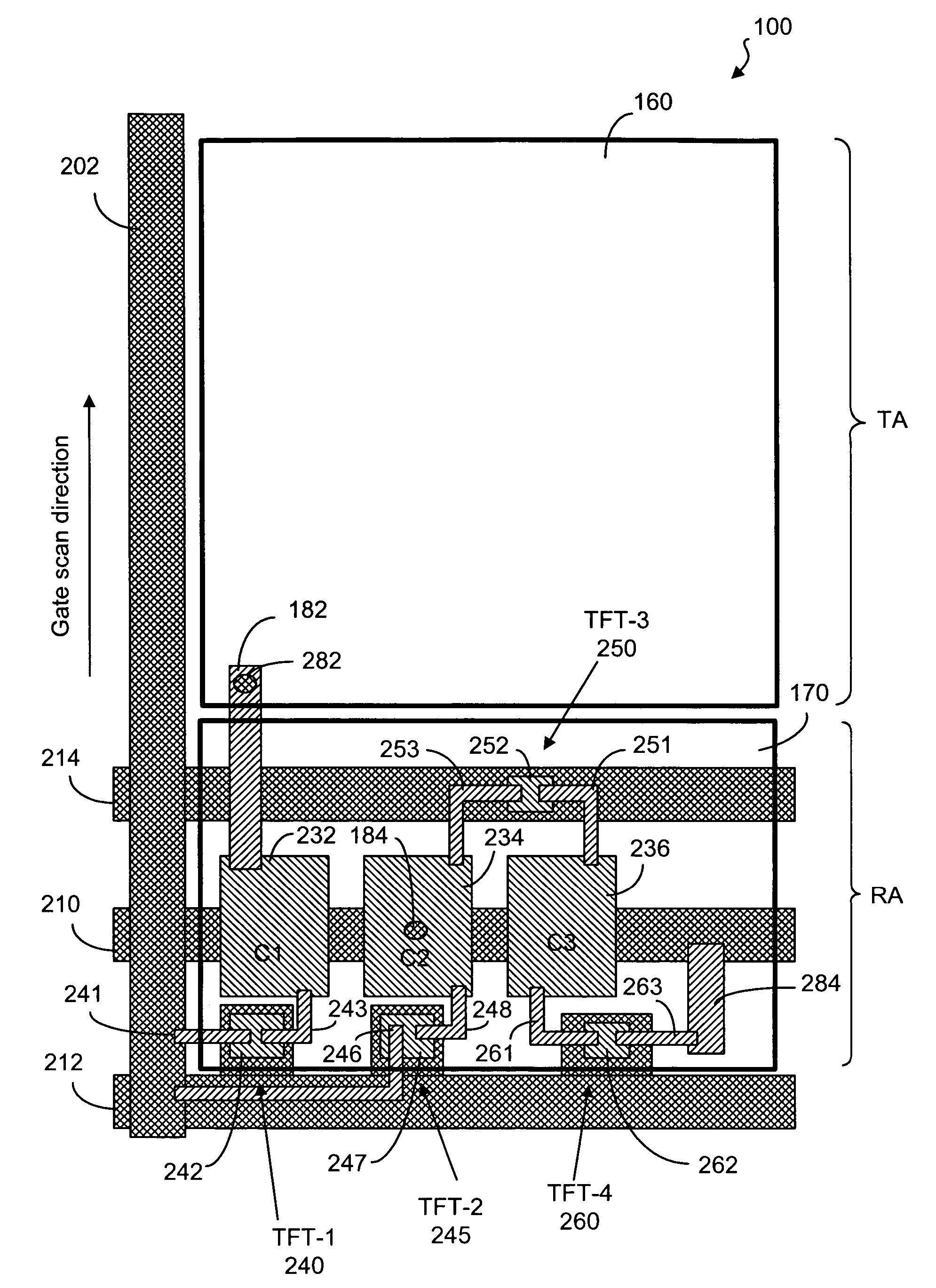 Transflective liquid crystal display