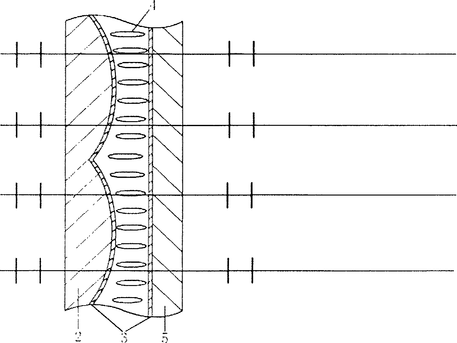 2D-3D switching stereo display device