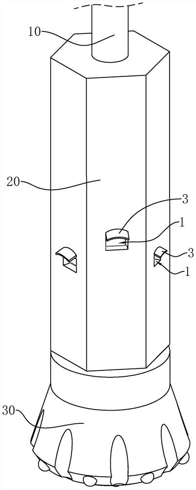 Pneumatic down-the-hole hammer drilling device