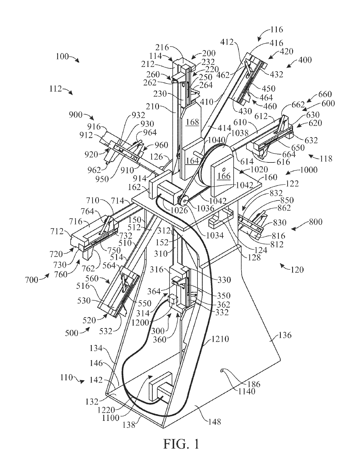 Rotational gravitational torque-generating system and method