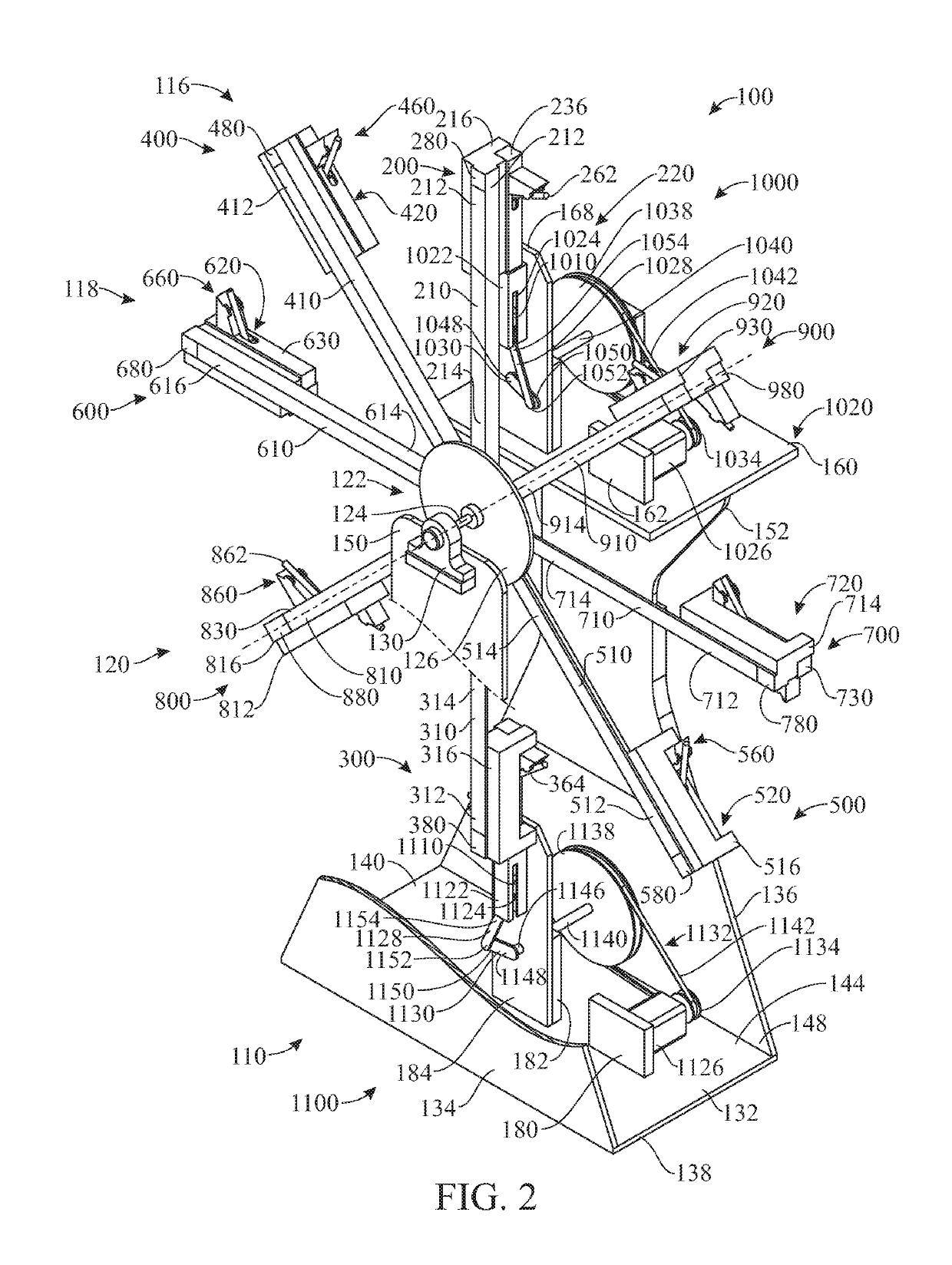 Rotational gravitational torque-generating system and method