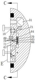 Medical robot with function of cleaning arm wound before operation