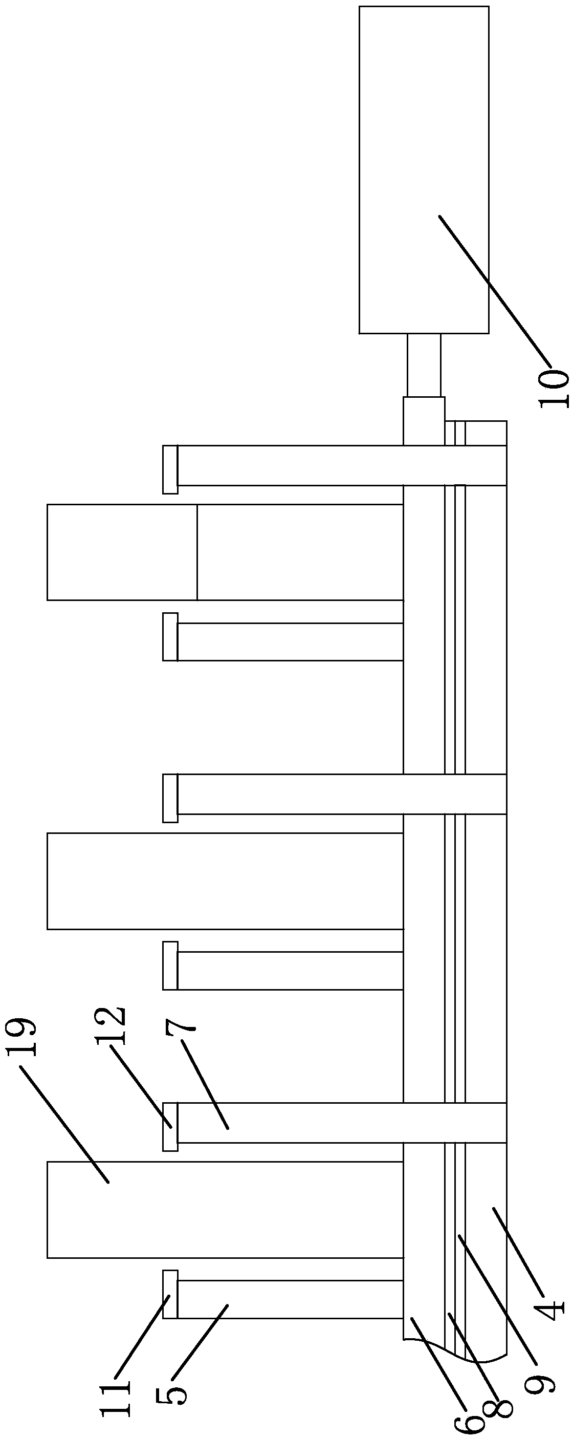 Paying-off device of covered yarn machine