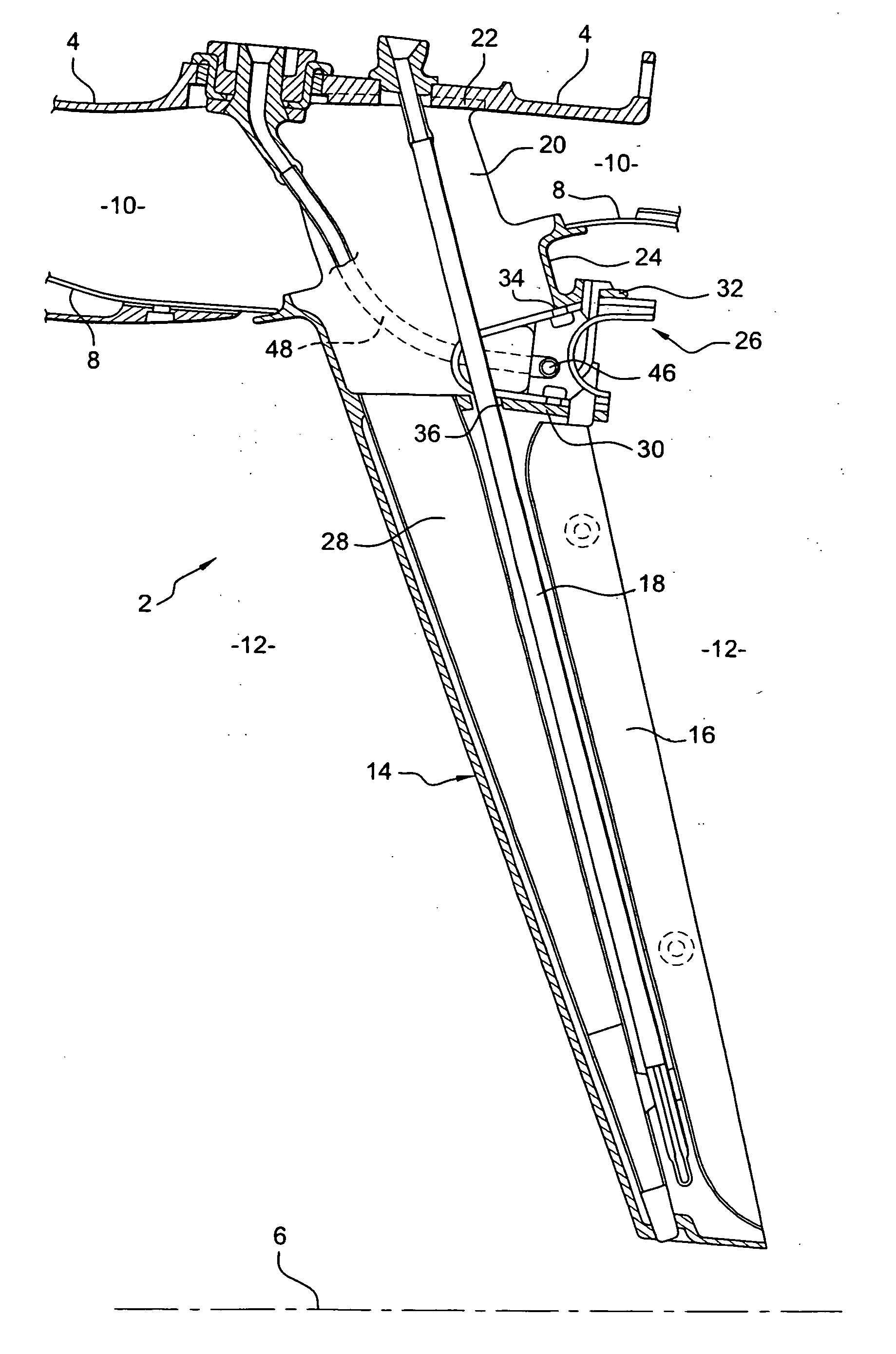 Device for feeding air and fuel to a burner ring in an after-burner chamber