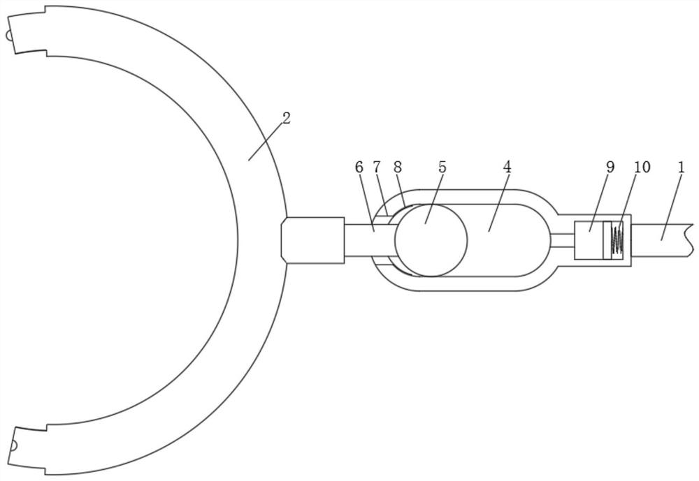 Anti-seizing anti-riot steel fork head