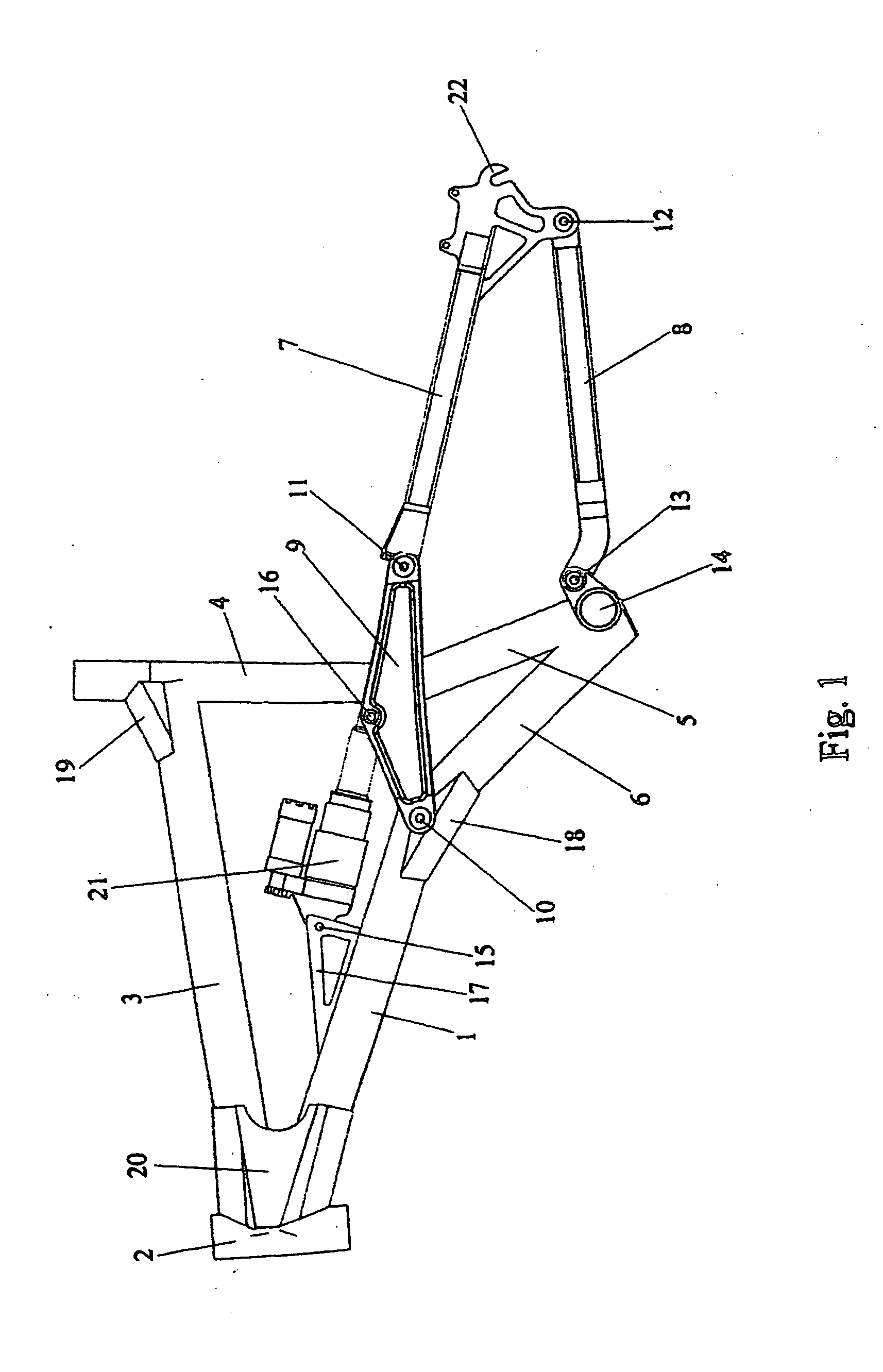 Force channeling mountain bike rear suspension