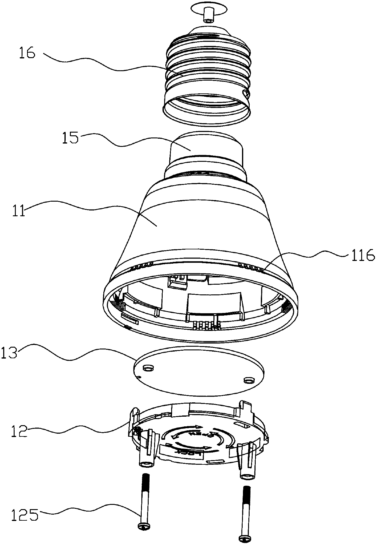 LED point light source series lighting device