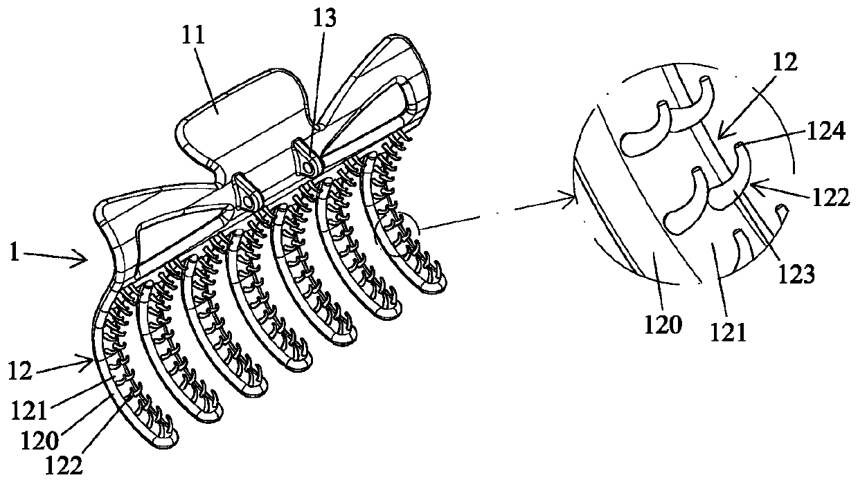 Clip body manufacturing method of hairpin, clip body and hairpin composed of two clip bodies