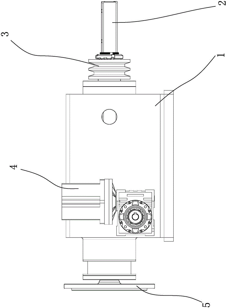 Tile dry cast machine grinding head structure