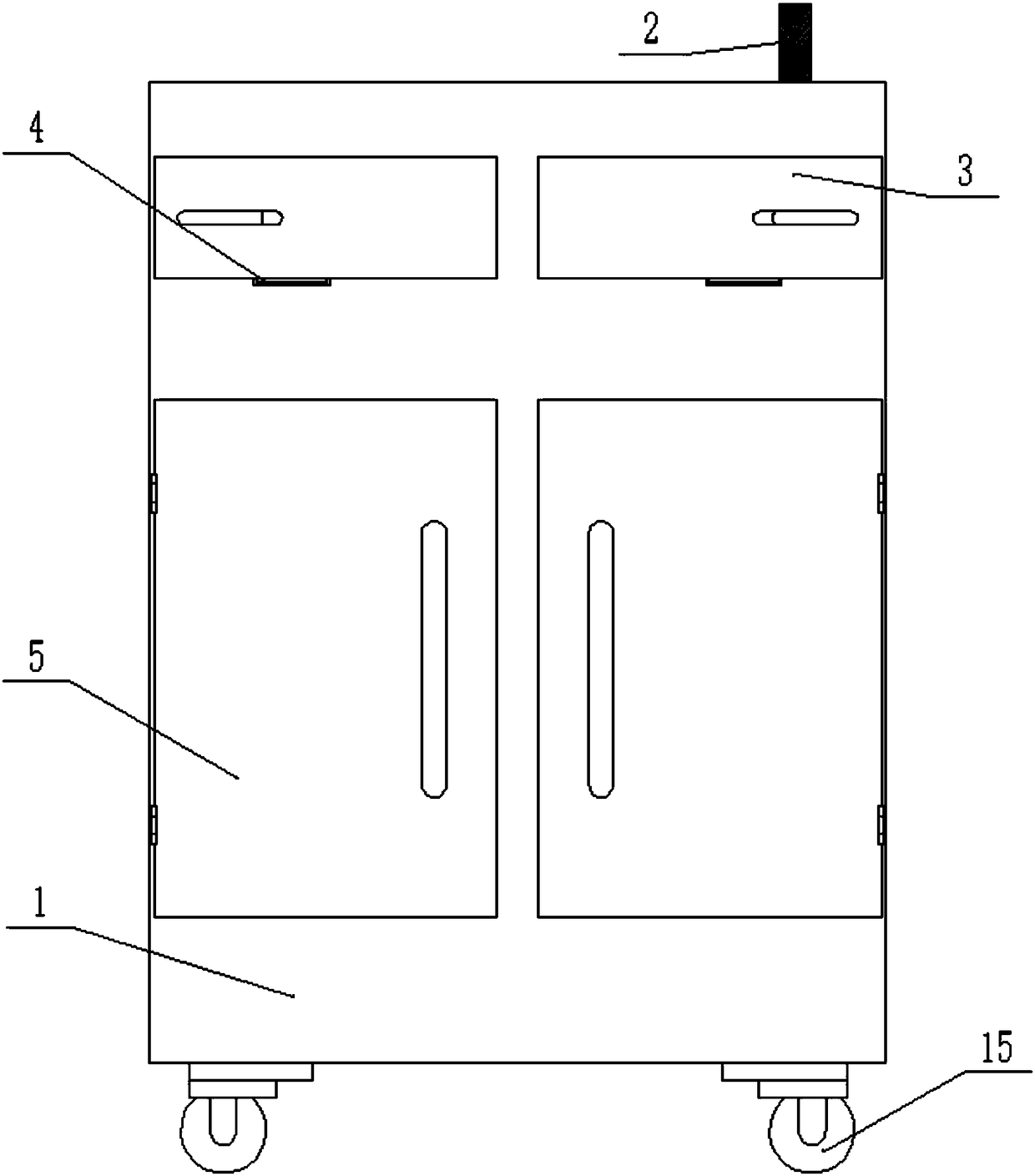 Multifunctional and movable anesthesia nursing tray