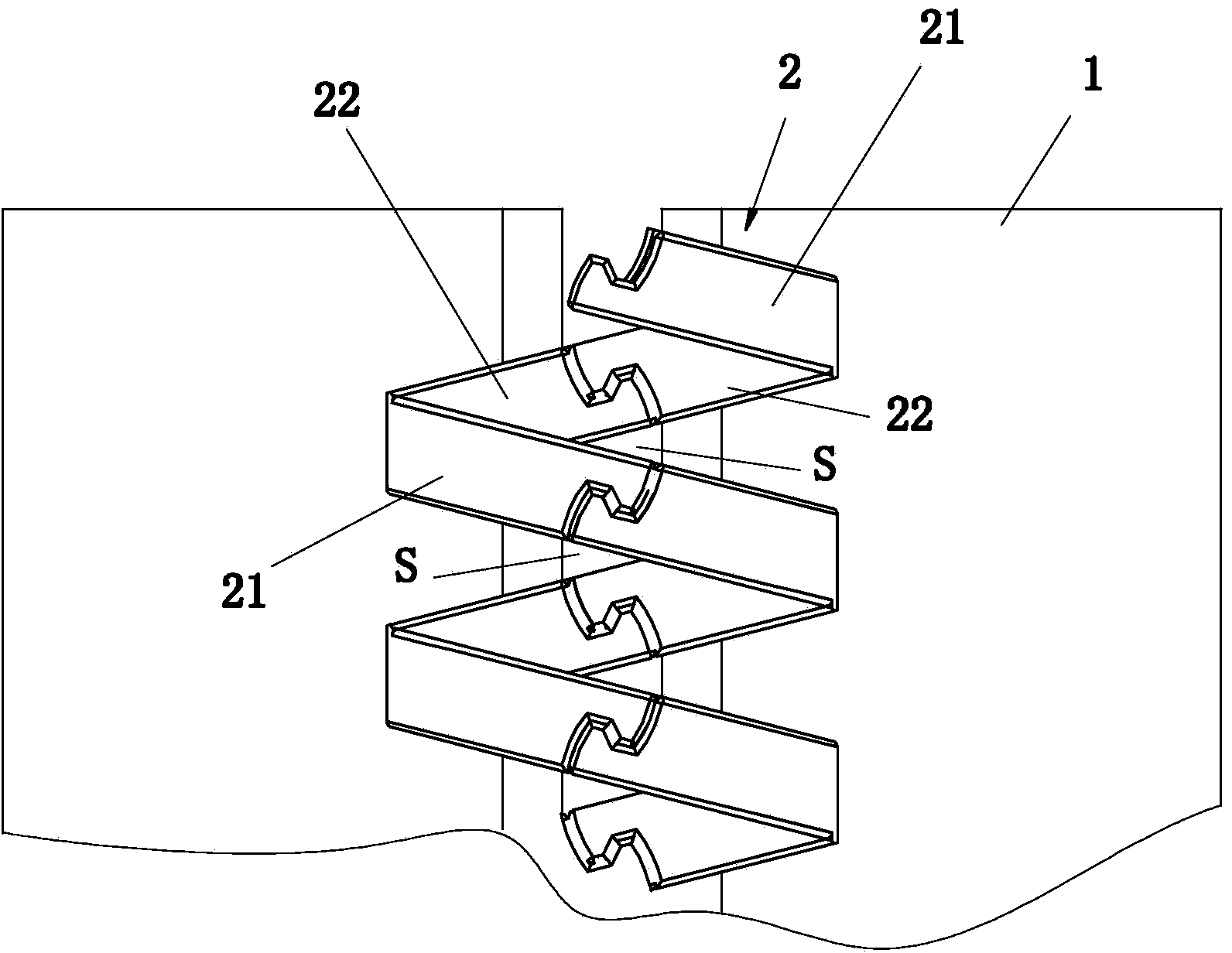 Dual-tooth-head spiral zipper