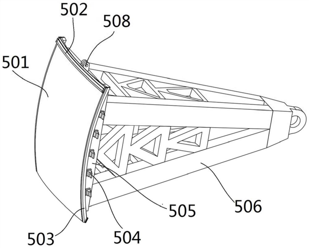 Flood discharge gate and flood discharge system