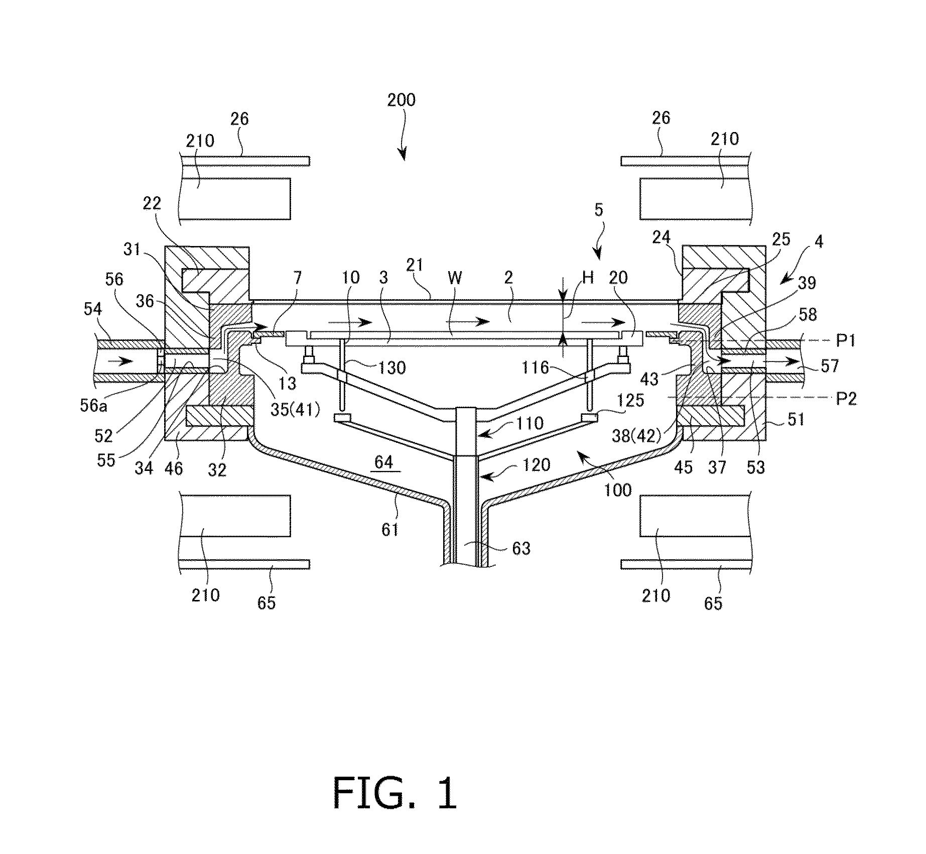 Susceptor support portion and epitaxial growth apparatus including susceptor support portion