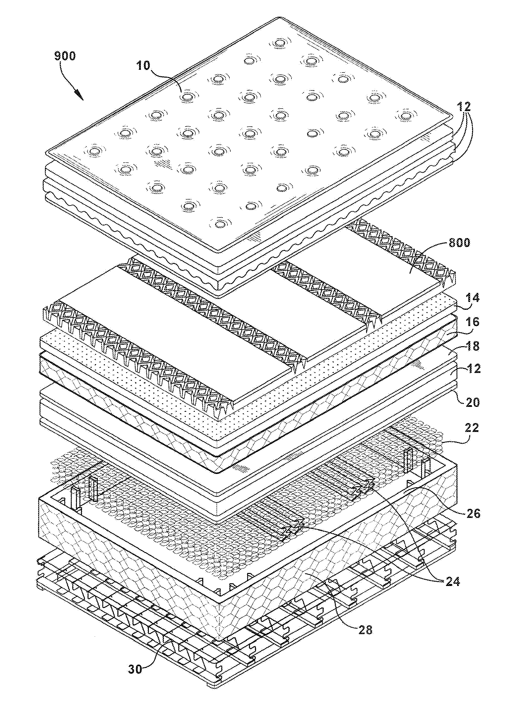 Pressure dispersion support systems