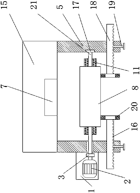 Material collecting pressing roller device of printing machine