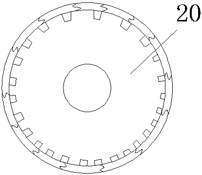 Material collecting pressing roller device of printing machine