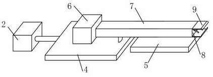 Wood veneer splicing mechanism