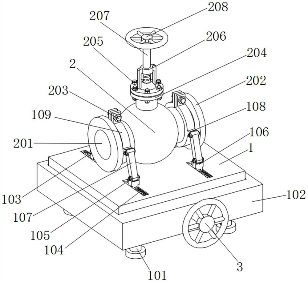 Self-control large-diameter quick-cut corrugated pipe gate valve