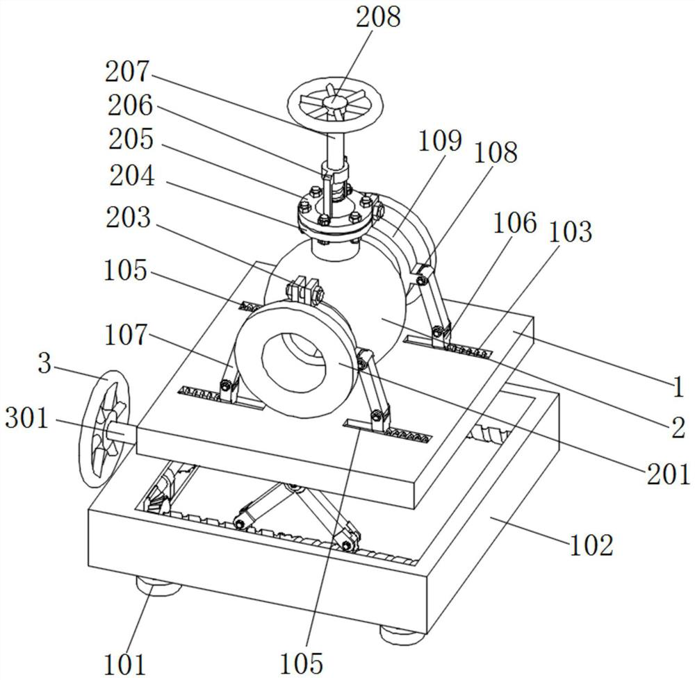 Self-control large-diameter quick-cut corrugated pipe gate valve