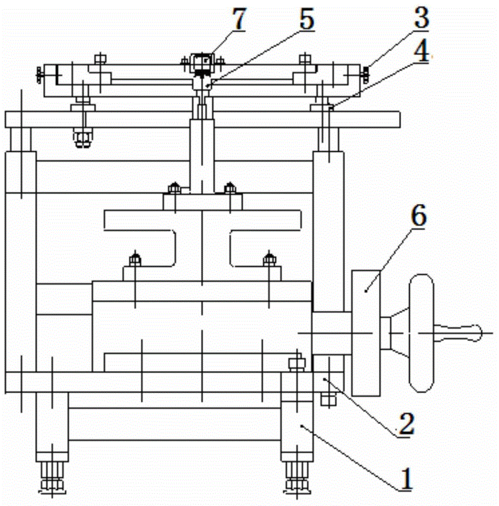 Rotary transformer test clamping device